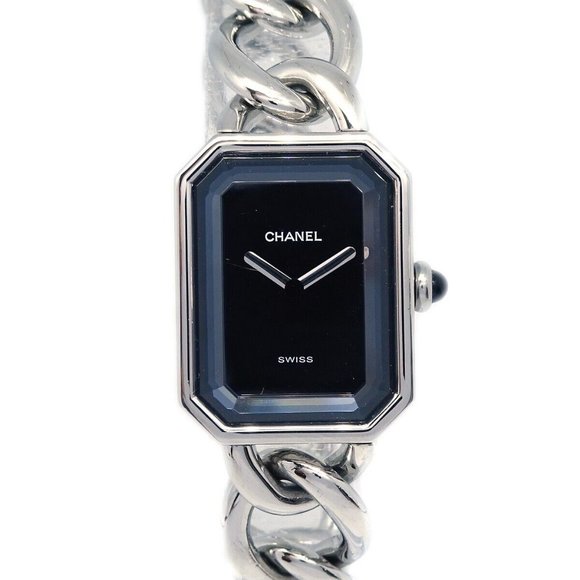 Auth Chanel Premiere Ladies Quartz Watch #L Silver - Picture 2 of 9